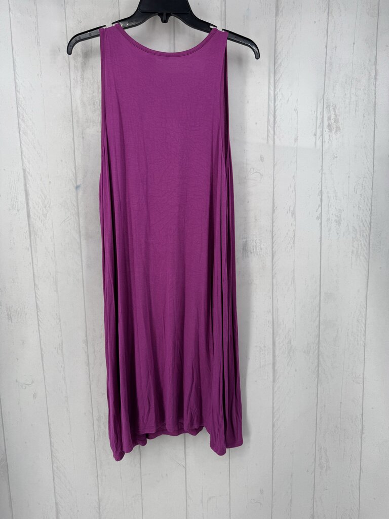 XL scoop neck slvls dress