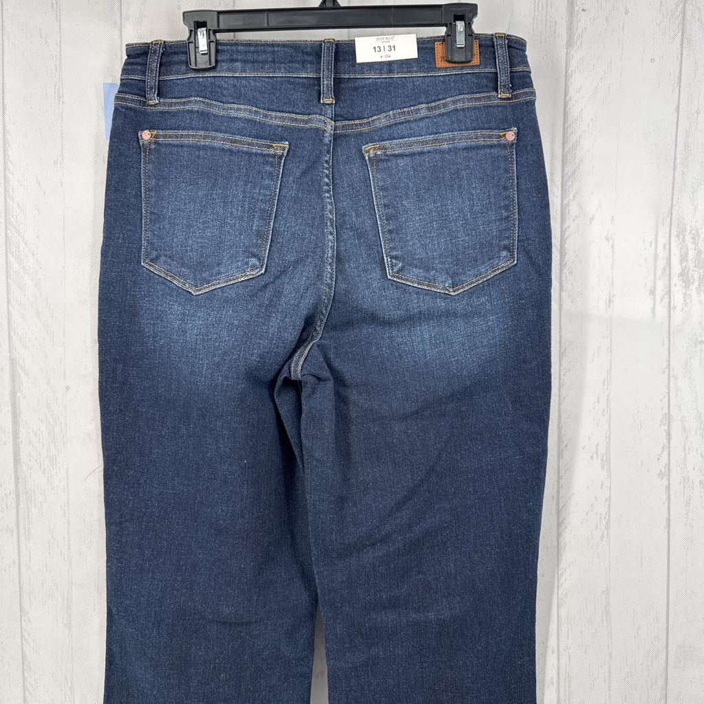 13 hi-rise wide leg jean