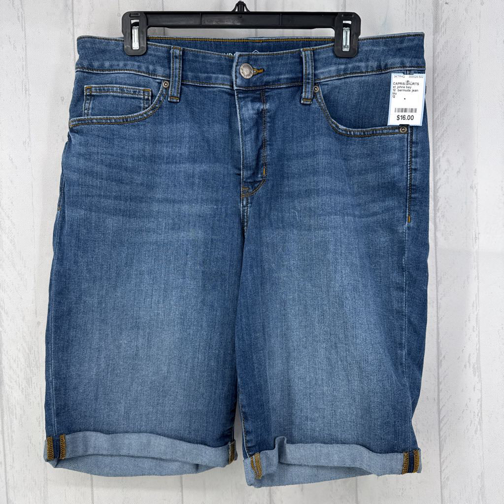 12 bermuda jean shorts