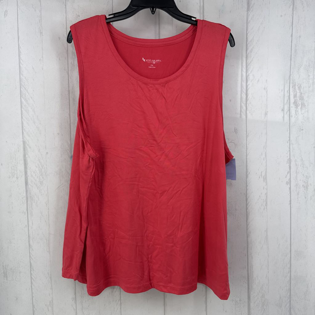 2X round neck tank