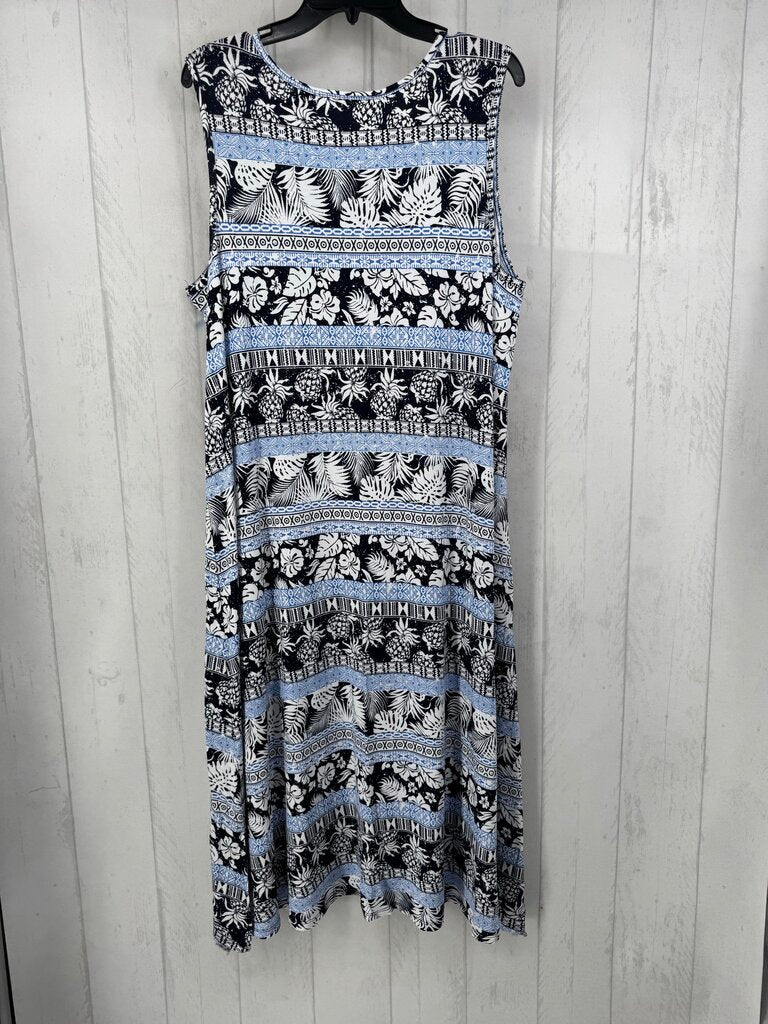 1XP mixed print slvls dress