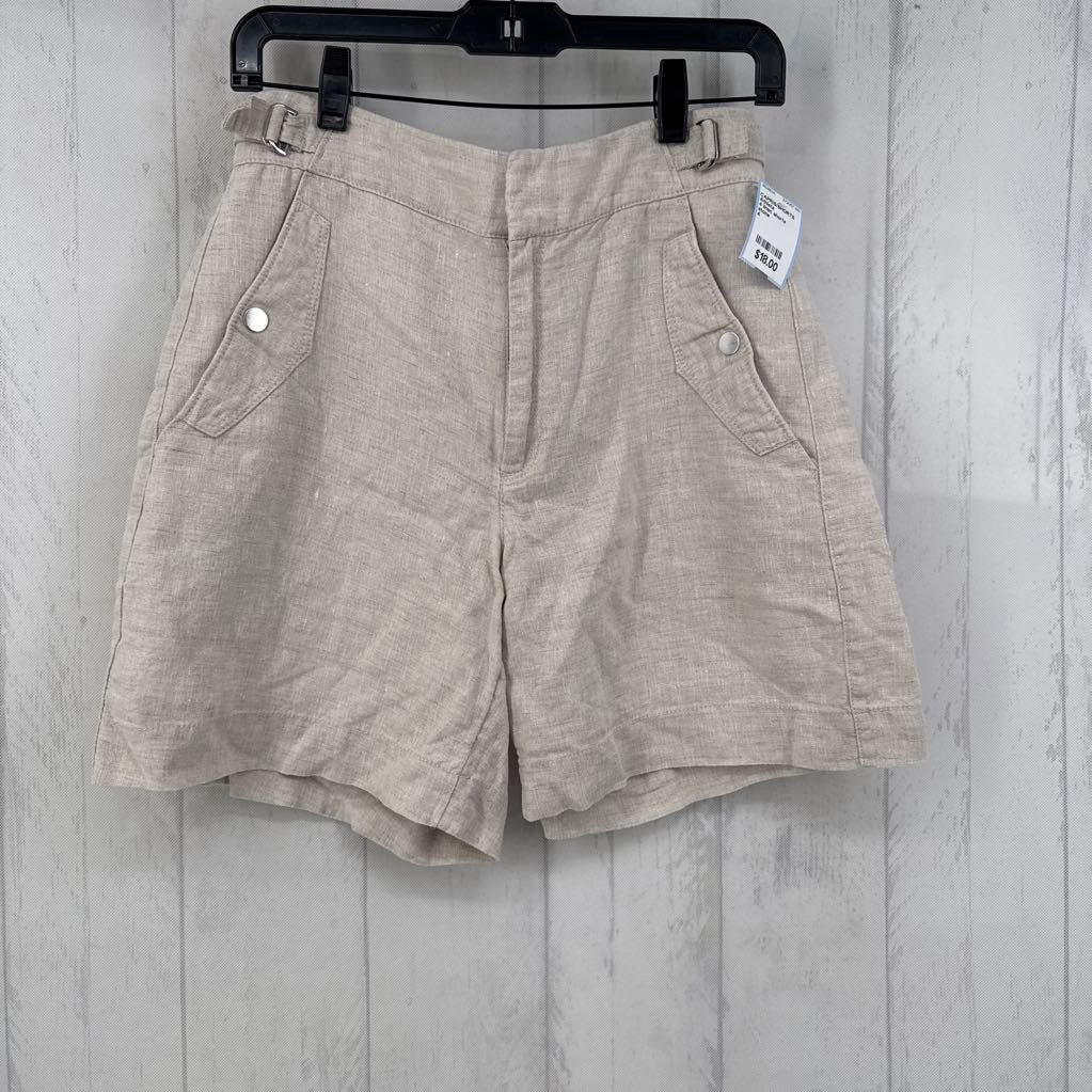 4 linen shorts