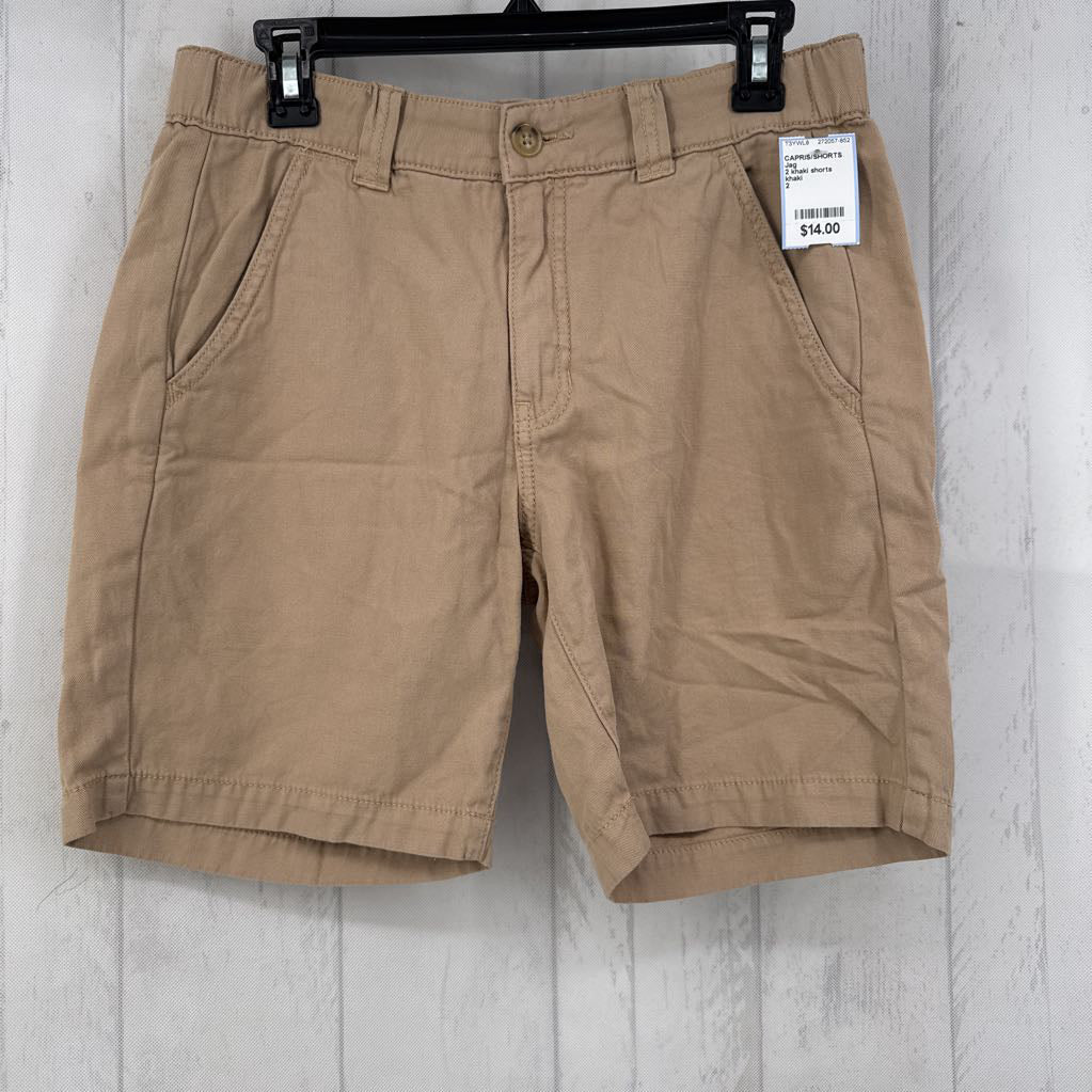 2 khaki shorts