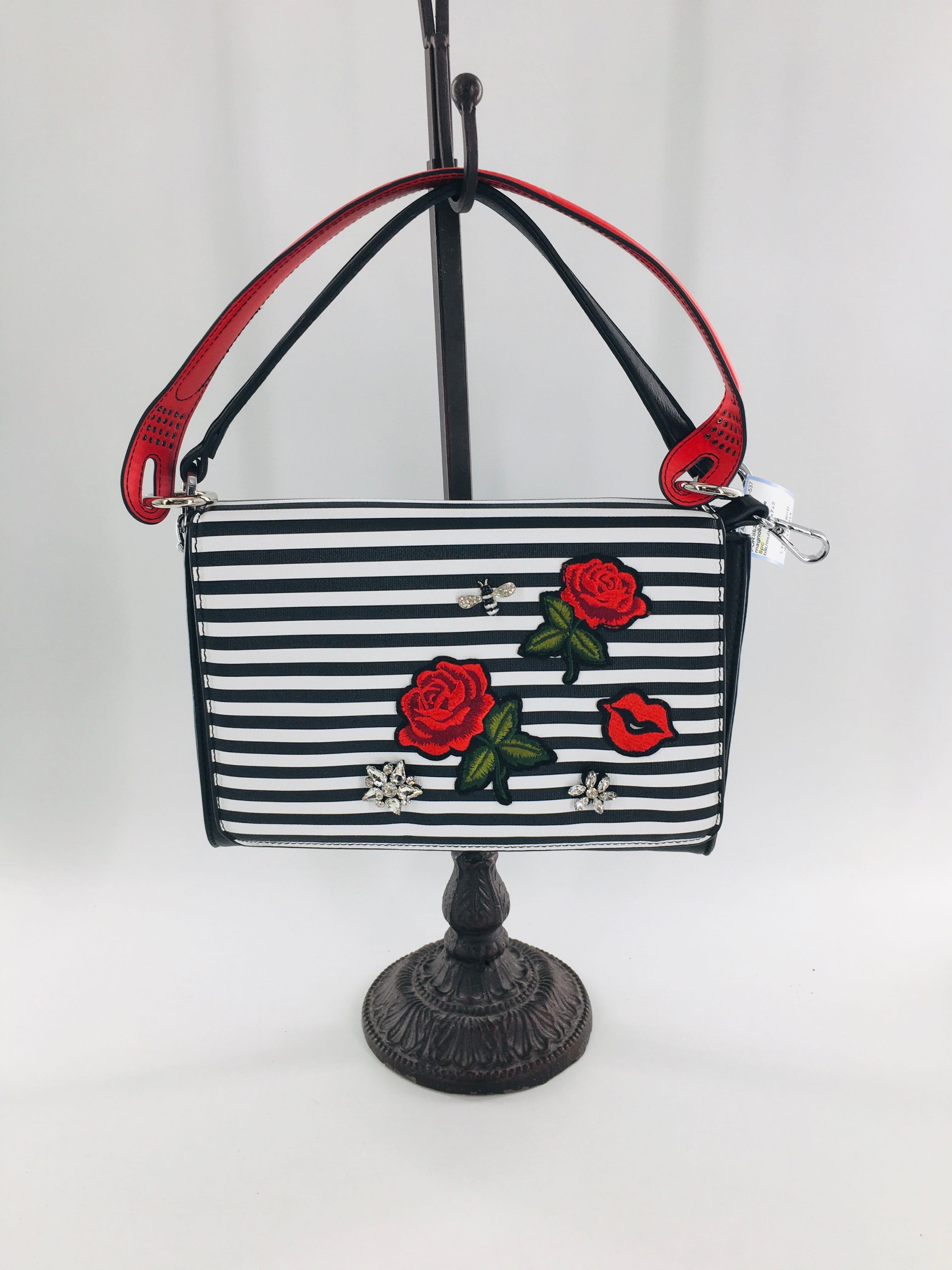 5pc interchangeable front flap/strap crossbody
