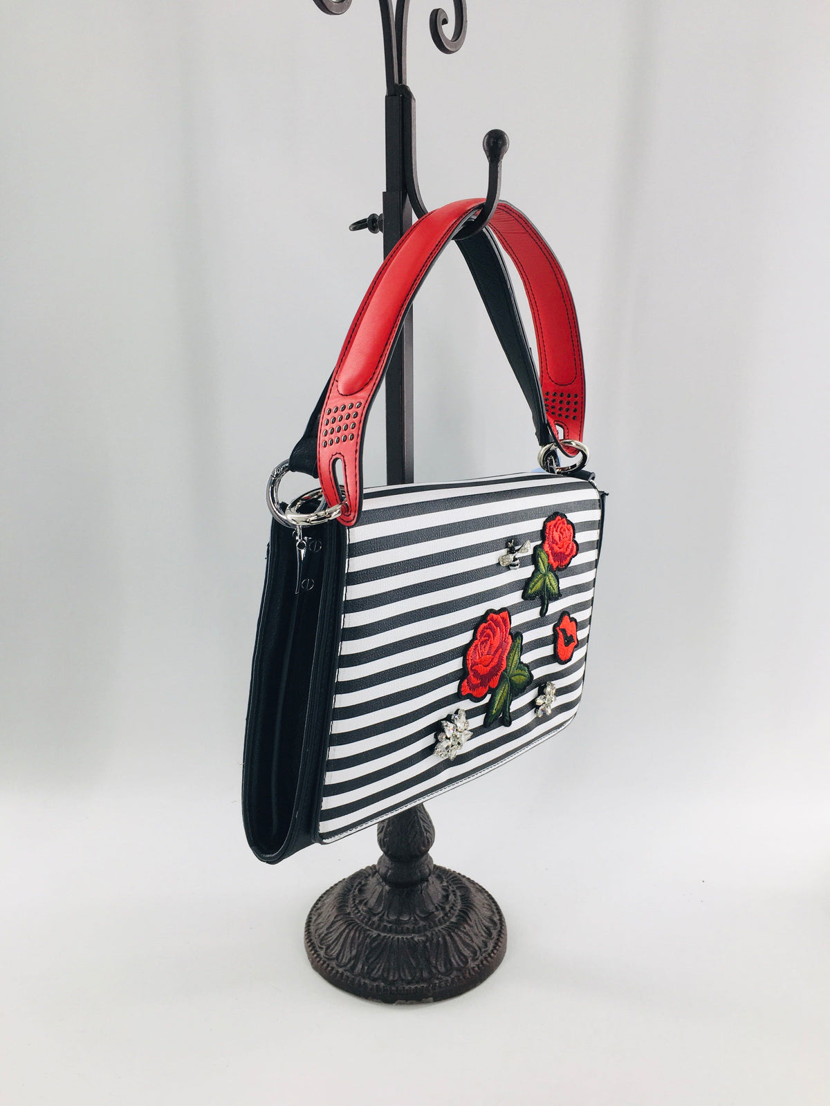 5pc interchangeable front flap/strap crossbody