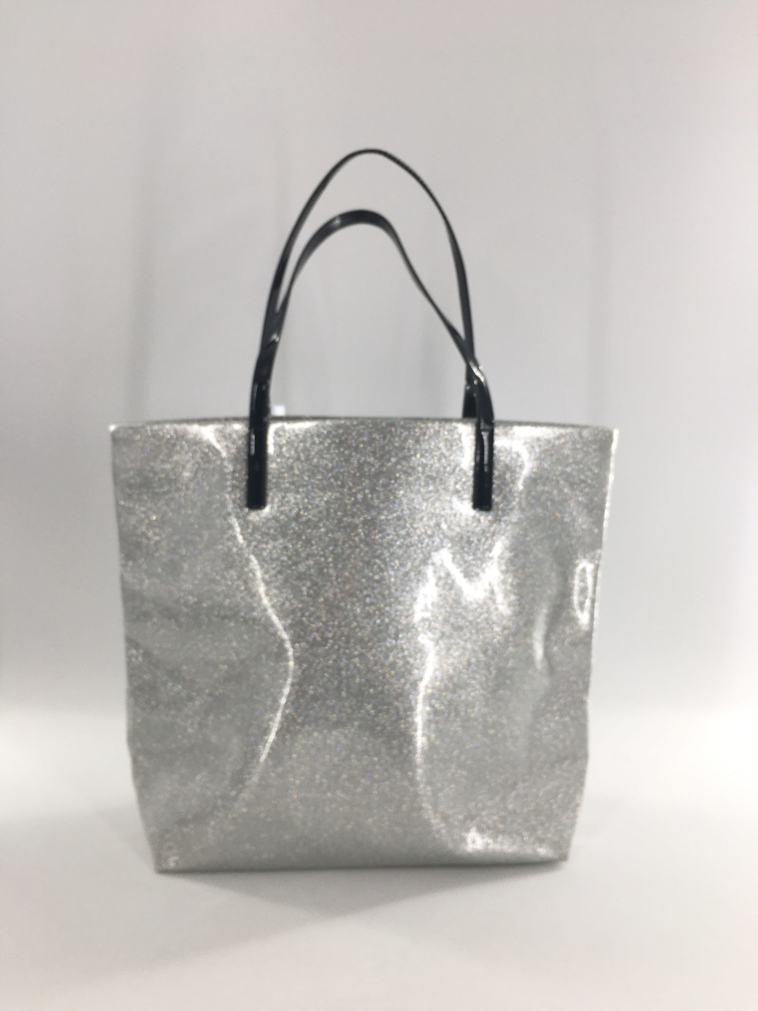glitter sparkle shopper tote
