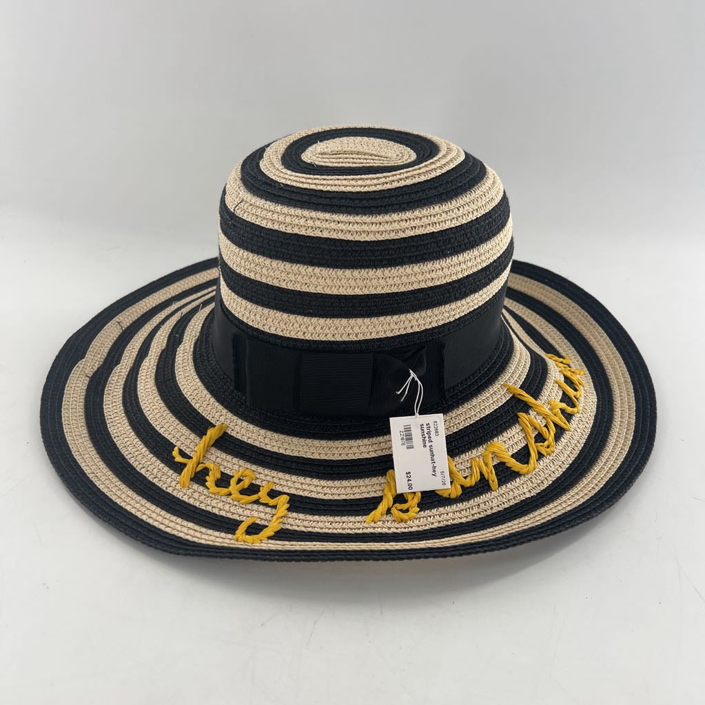 striped sunhat-hey sunshine