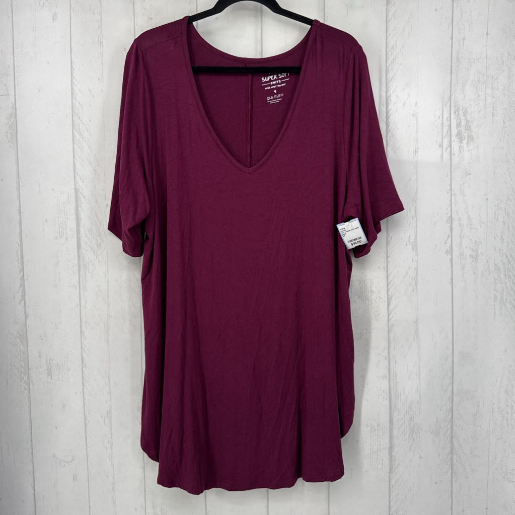 4X v-neck s/s tunic