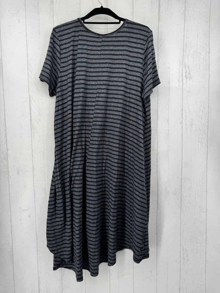 3XL striped s/s t-shirt dress