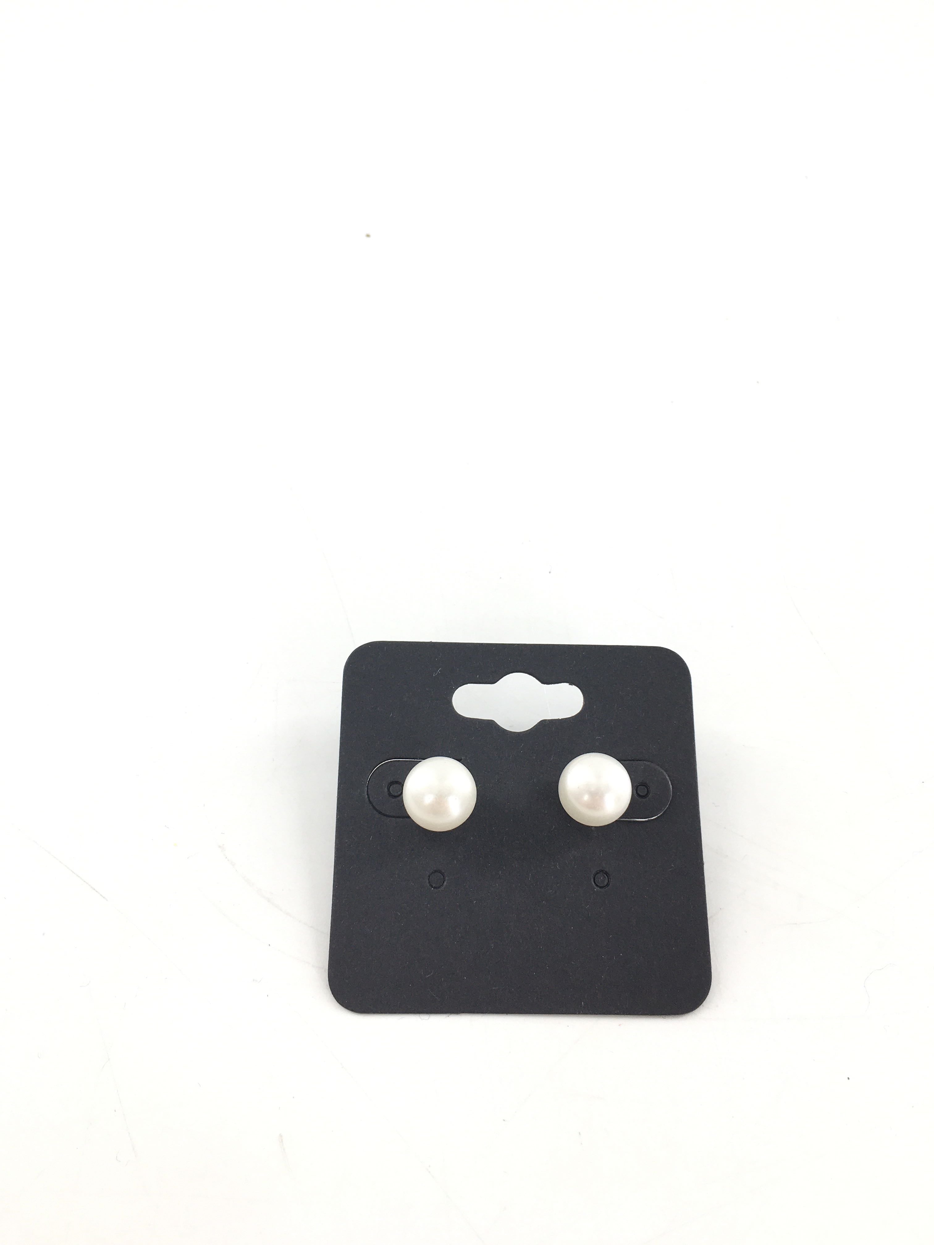 pearl stud earrings