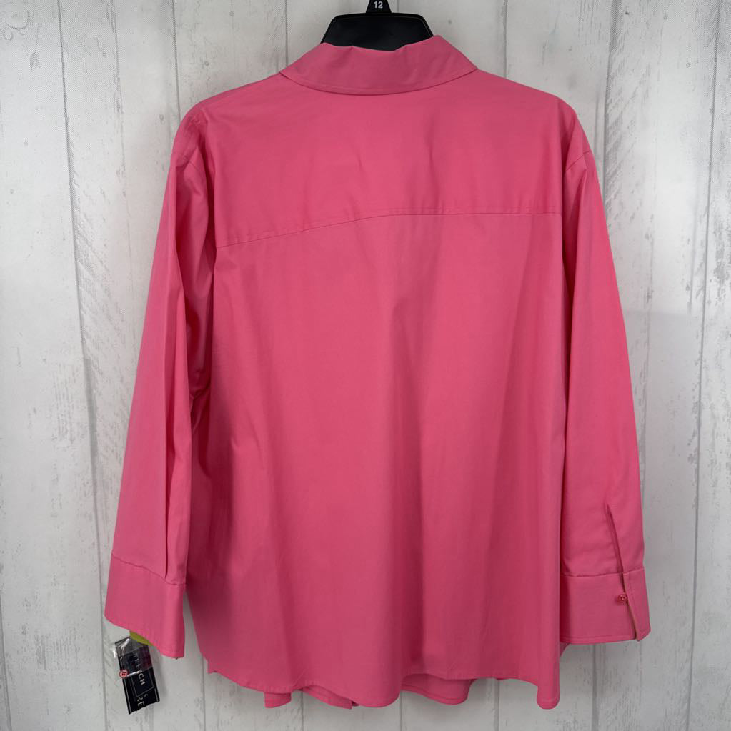 R65 3x 3/4 slv button down shirt
