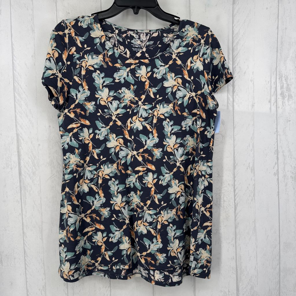 XS flo print s/s tee