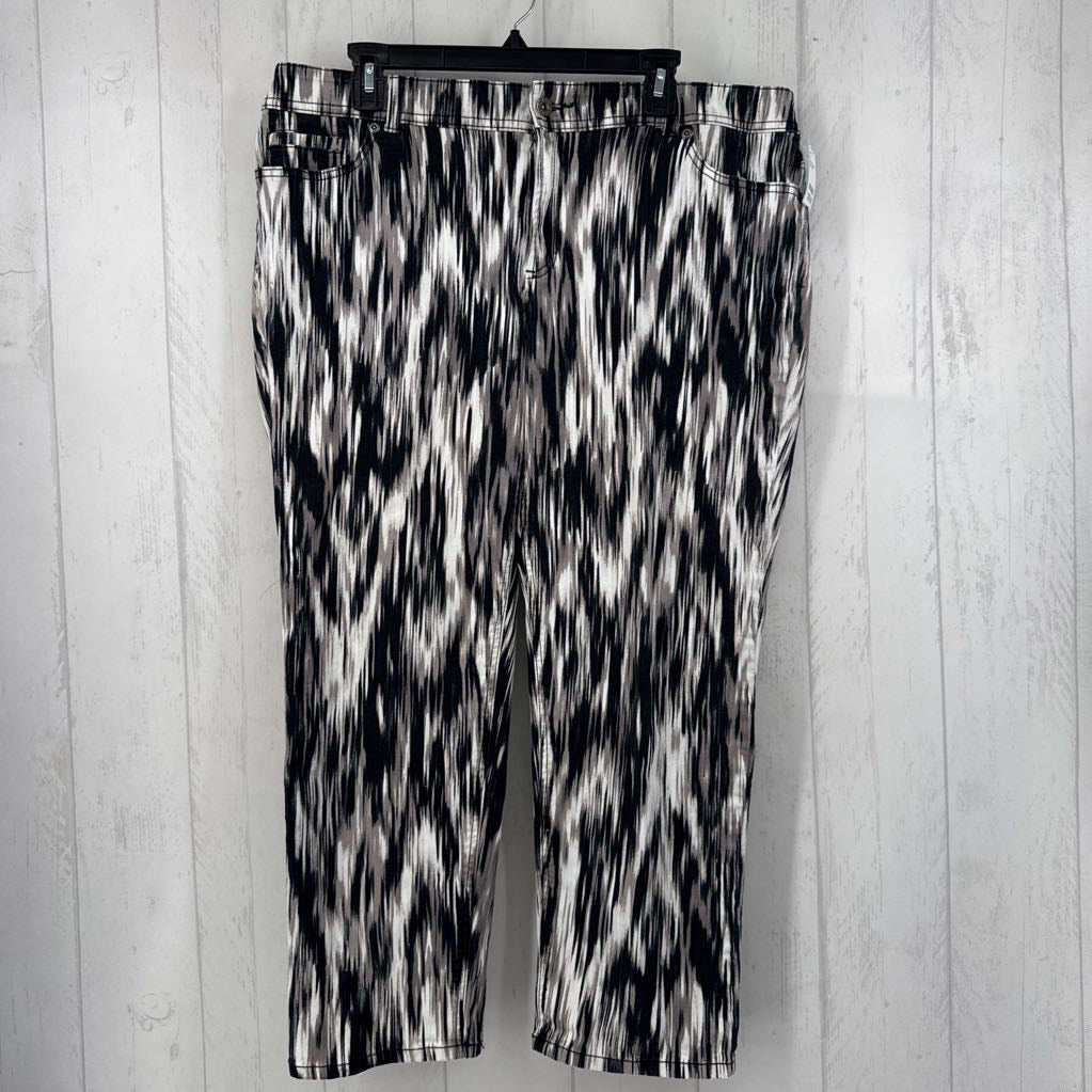 XL printed jeans