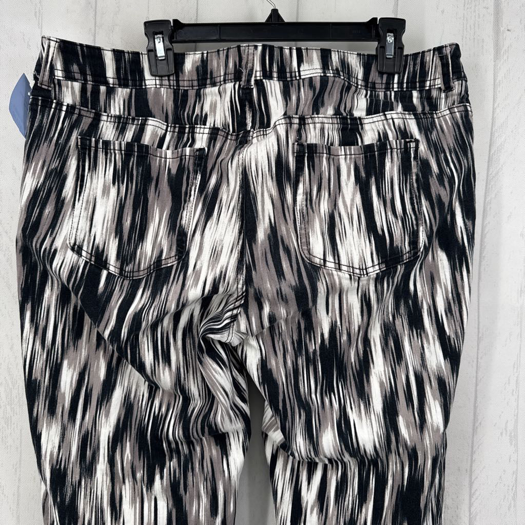 XL printed jeans