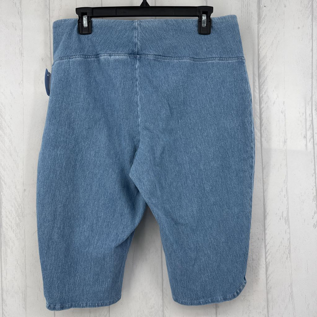 Lp chambray pull-on capris