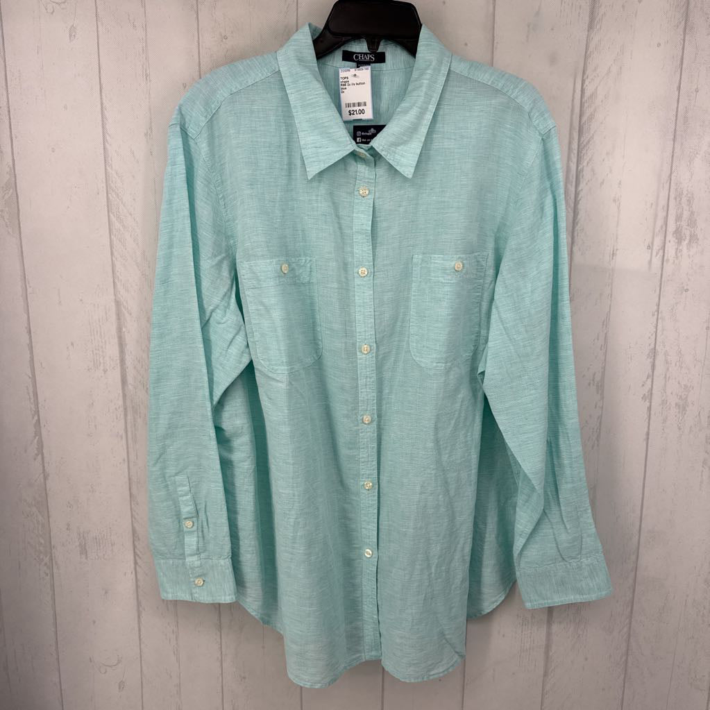 R65 2x Linen Blend l/s button down shirt