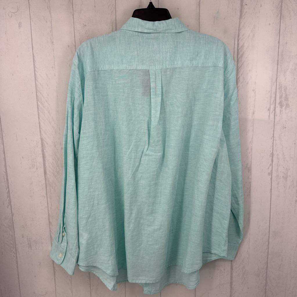 R65 2x Linen Blend l/s button down shirt