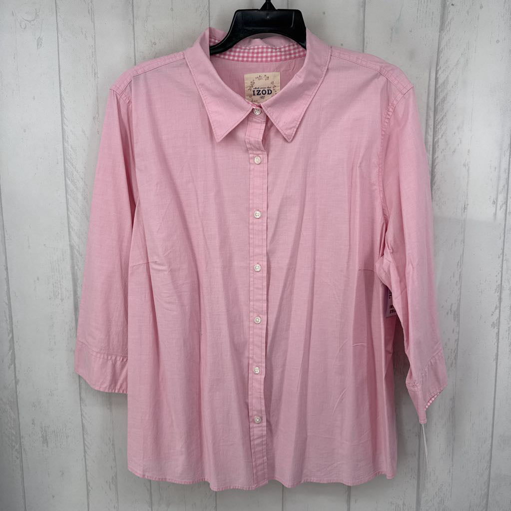 R48 3x elbow slv button shirt