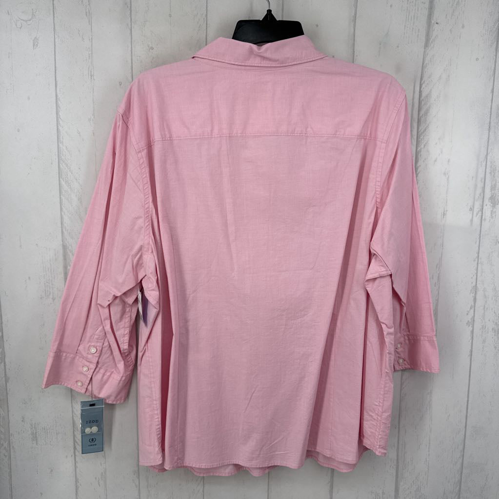 R48 3x elbow slv button shirt