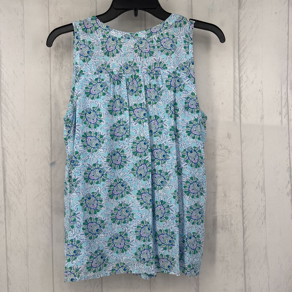 XS flo print button front slvls top