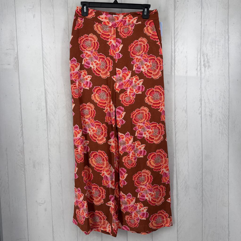 XS flo print wide leg pant