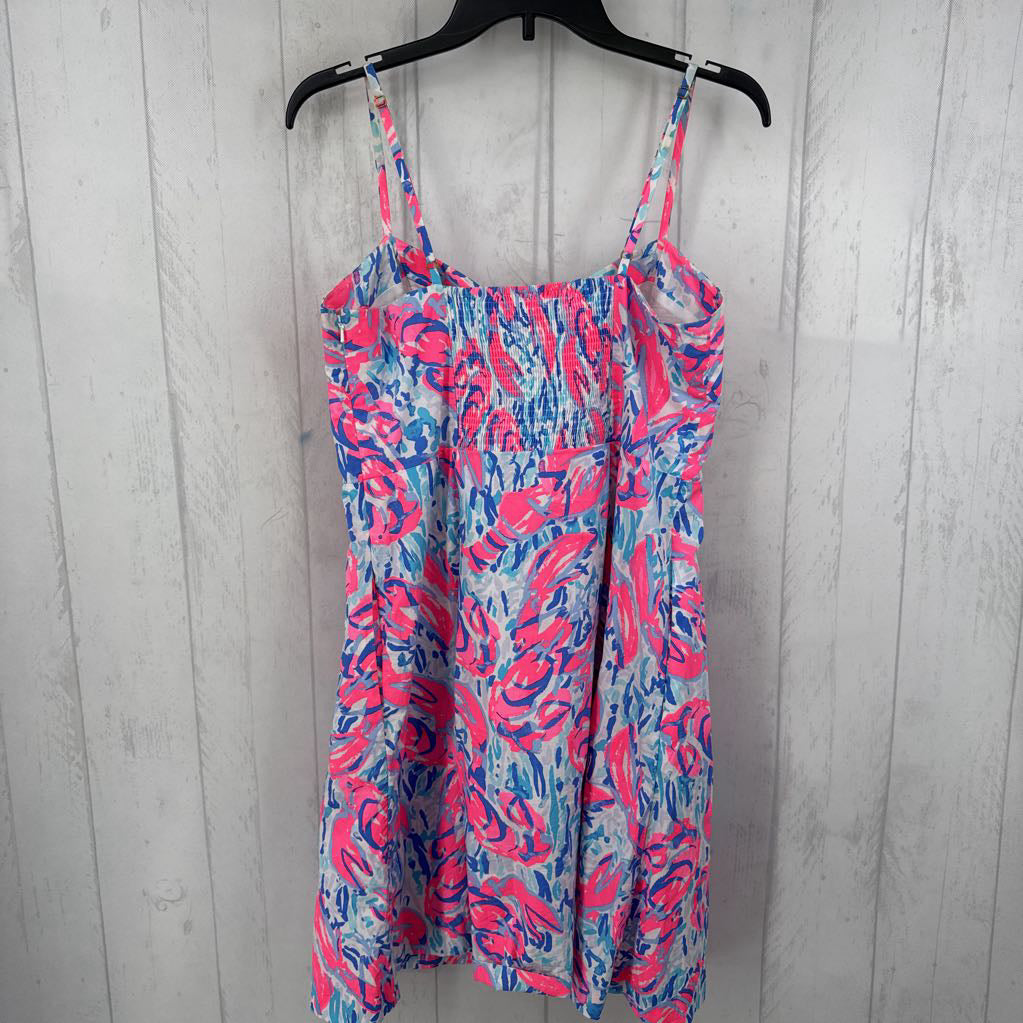 10 printed button front sundress