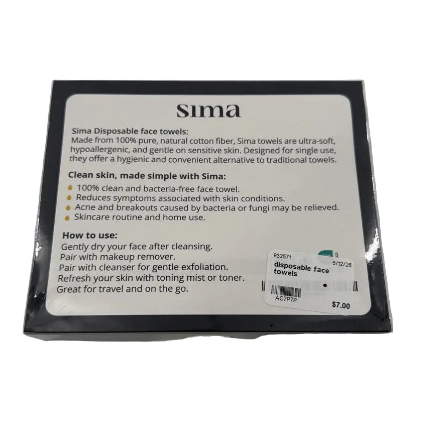 disposable face towels