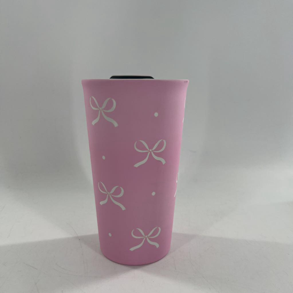 travel mug-pnk bows