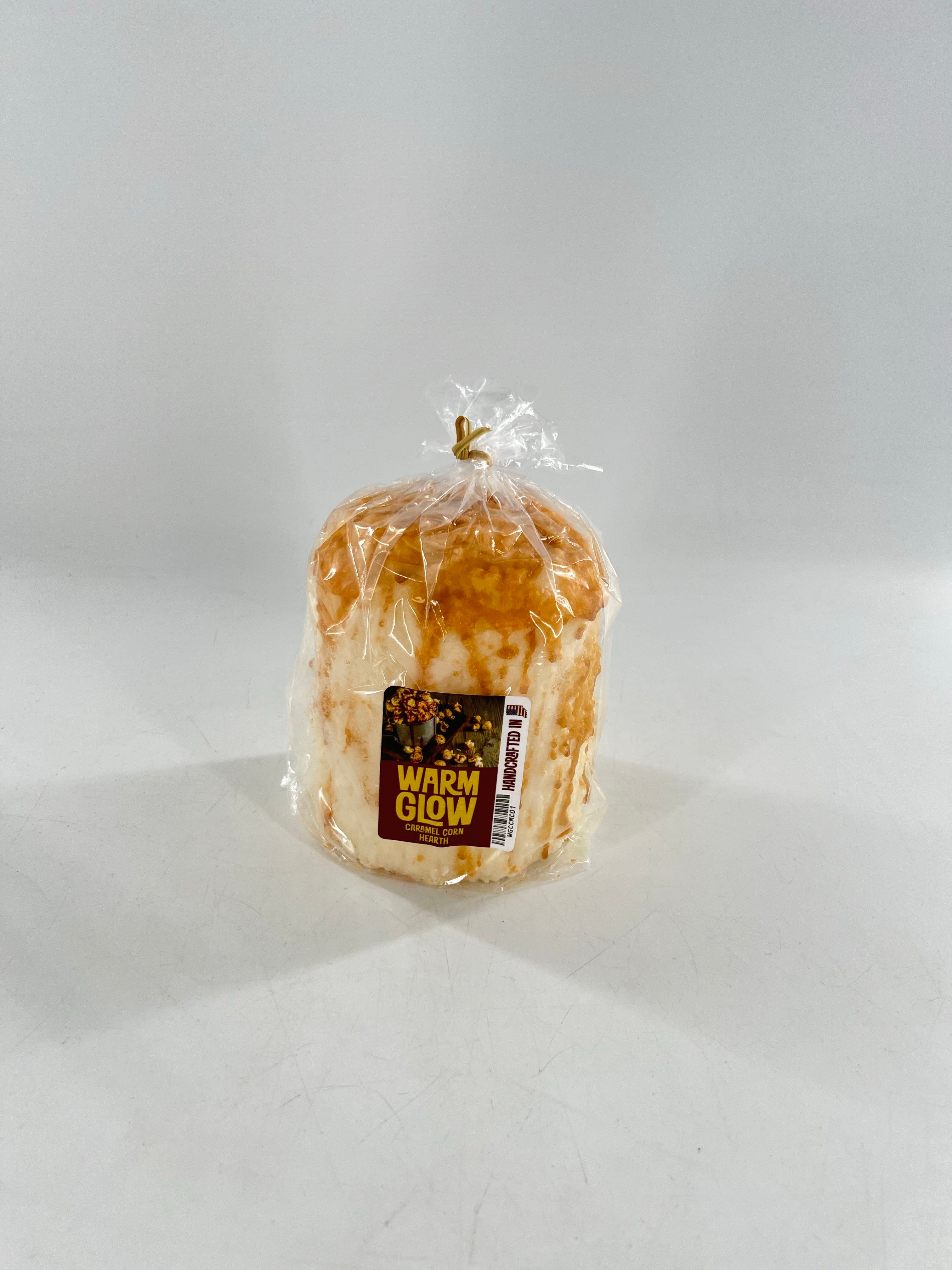 warm glow candle-carmel corn hearth