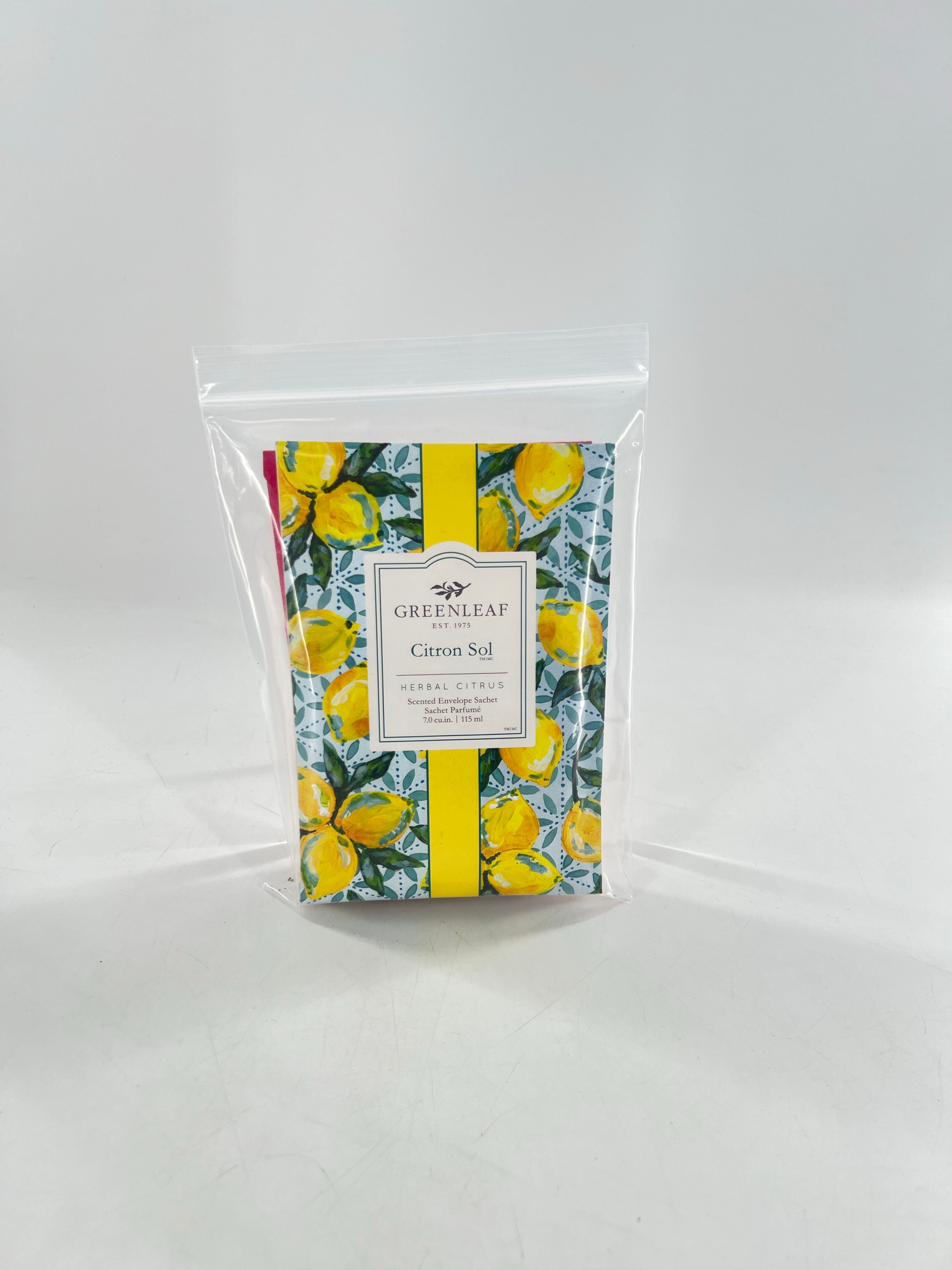 3 pack assorted scented sachet(citron sol,let's celebrate,comfort&joy