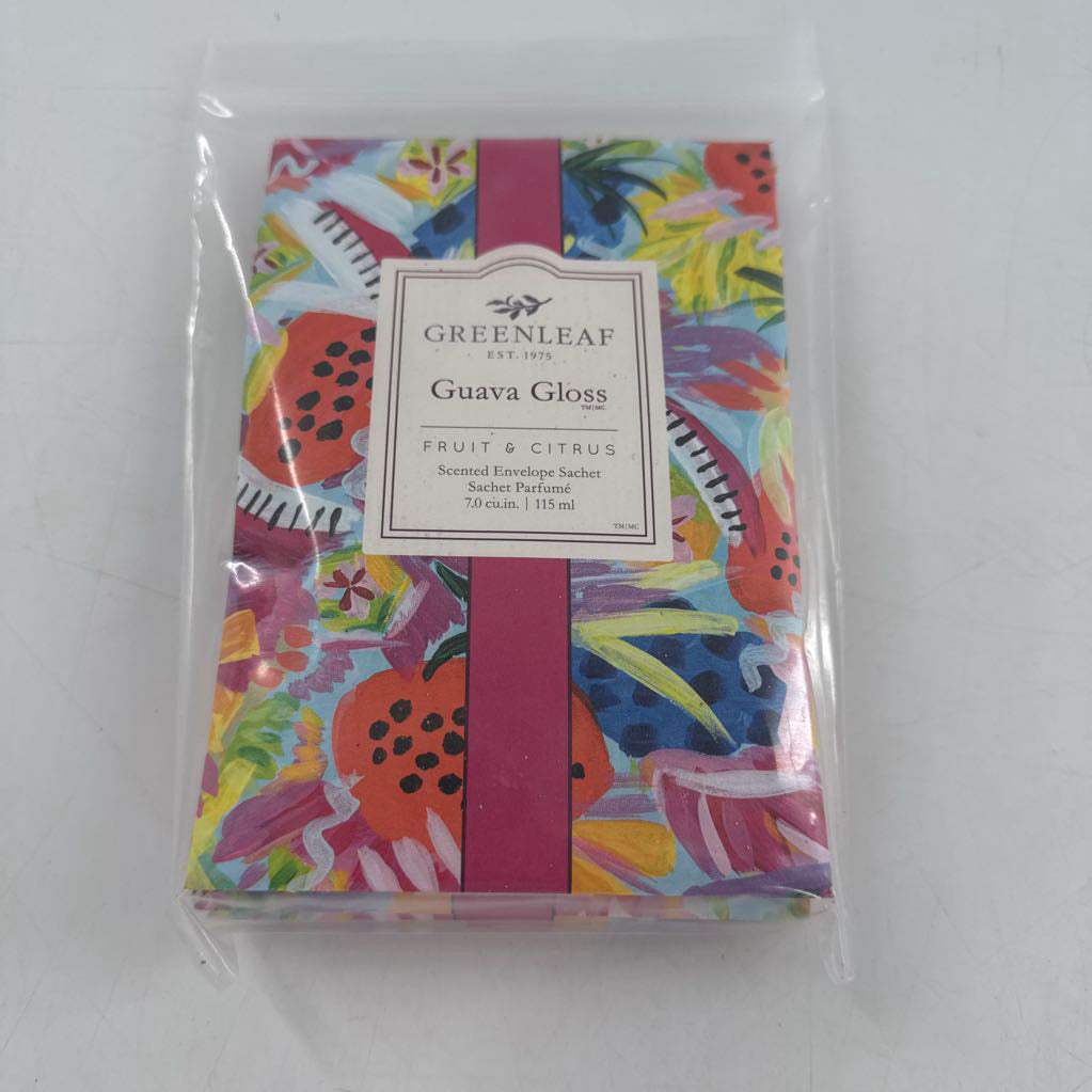 4 pack scented sachets-guava gloss