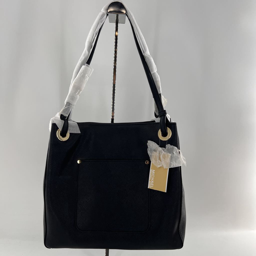 saffiano med dual handle shoulder tote
