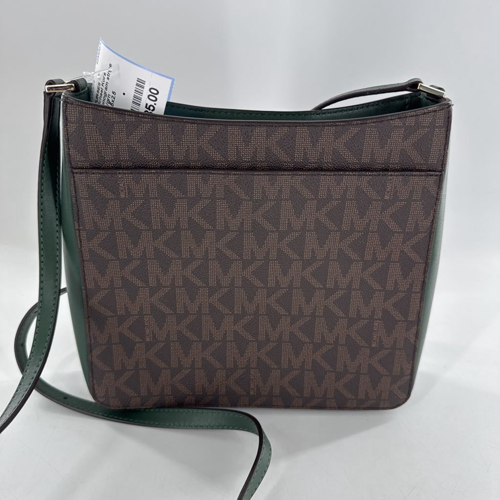 monogram stripe crossbody