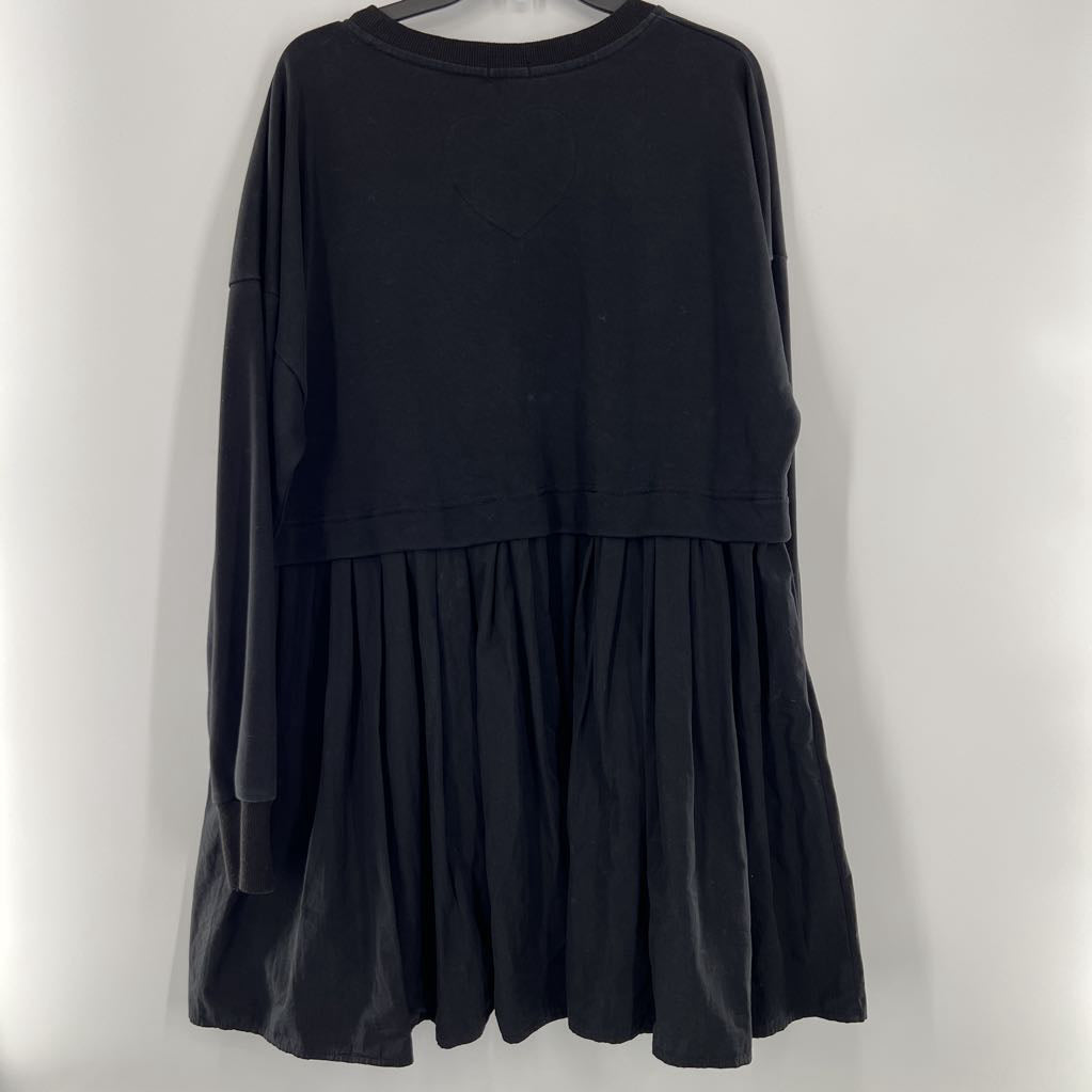 L layered sweatshirt dress
