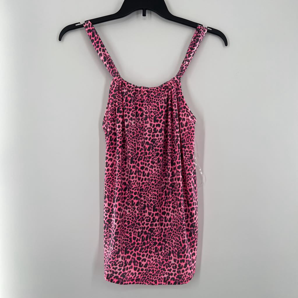 L animal print tank