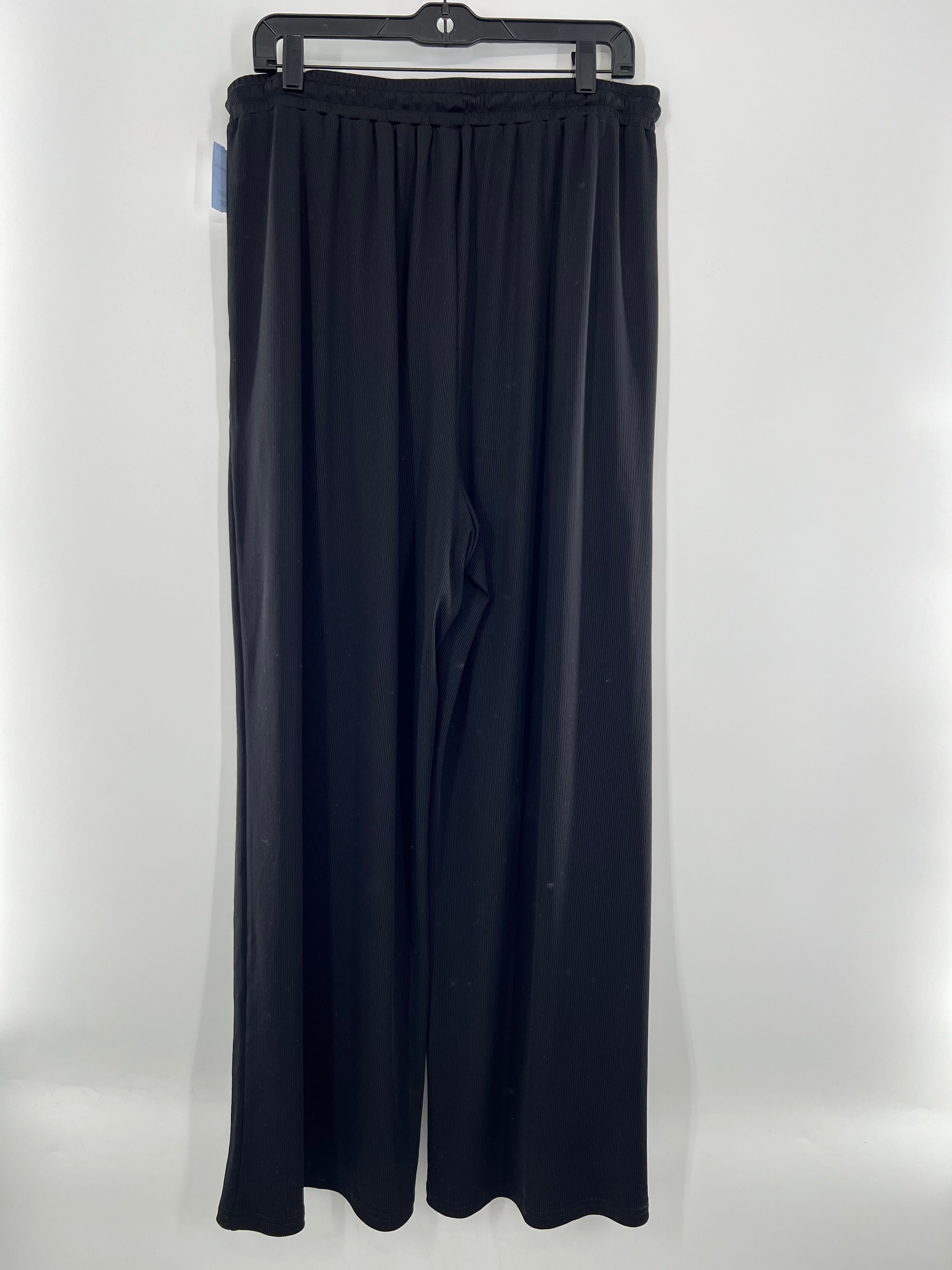 1XL pull-on wide leg pant