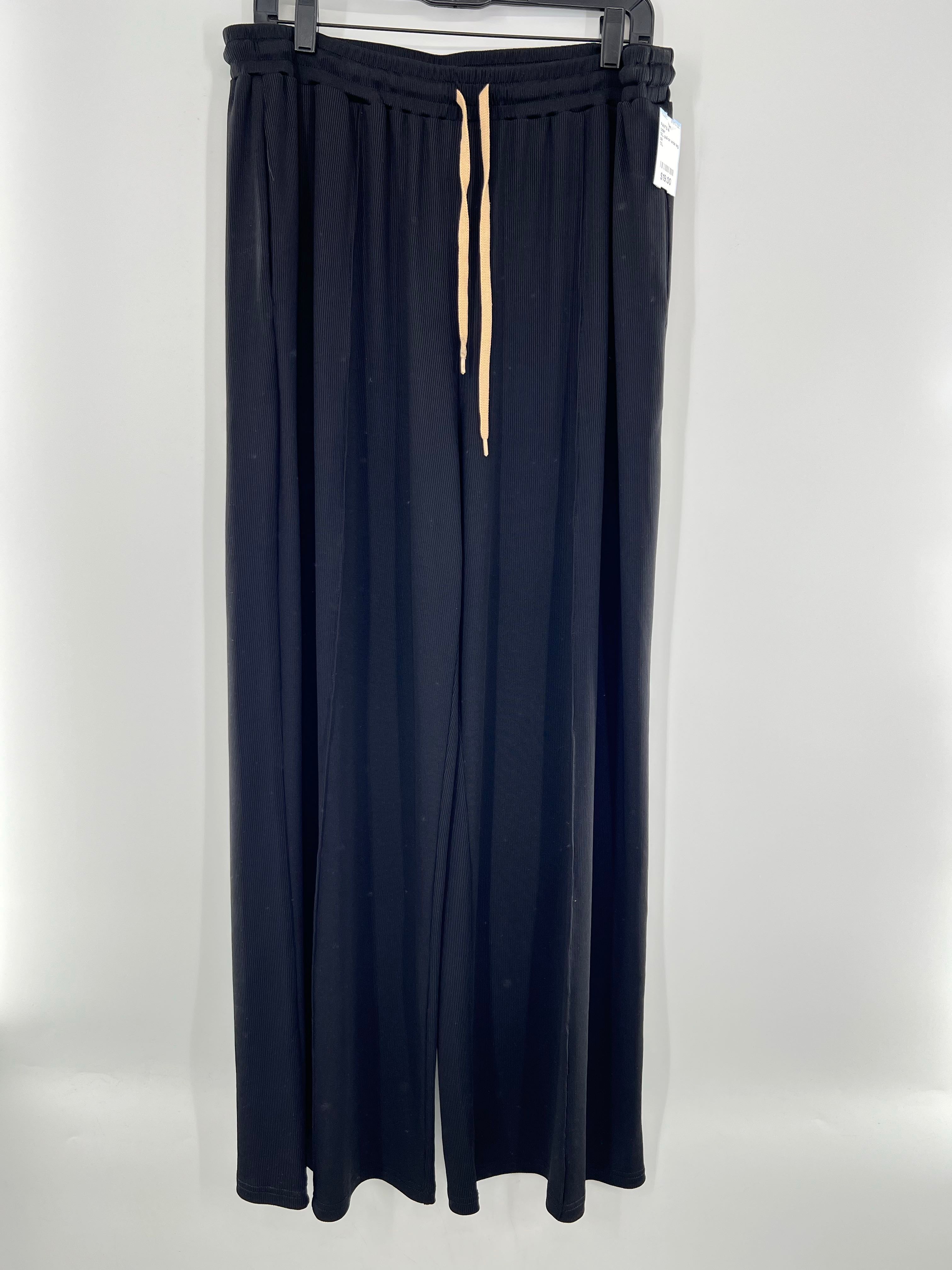 1XL pull-on wide leg pant