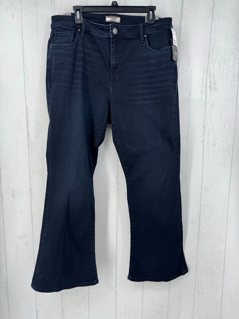 14 hi-rise flare leg jean