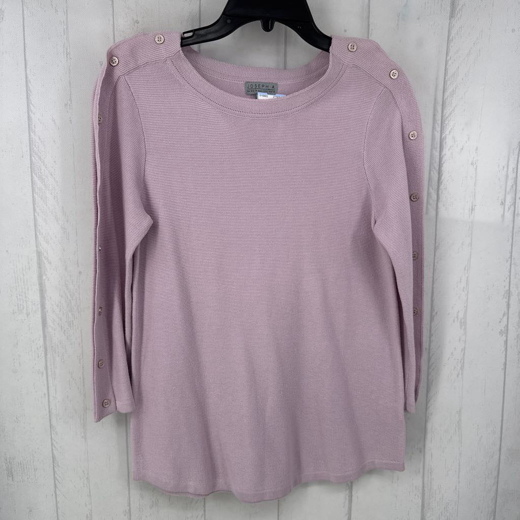 S button detail sweater