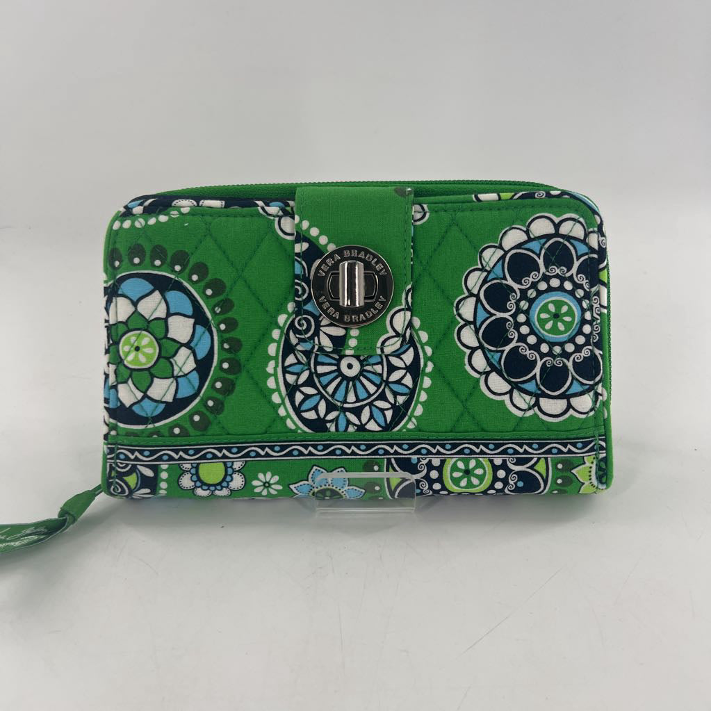 3pc medallion print quilted satchel w/ eye glass case & wallet