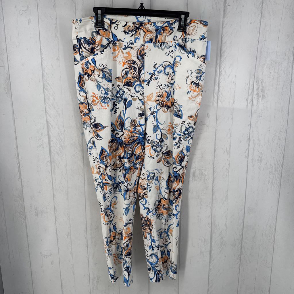L pull-on paisley print pant