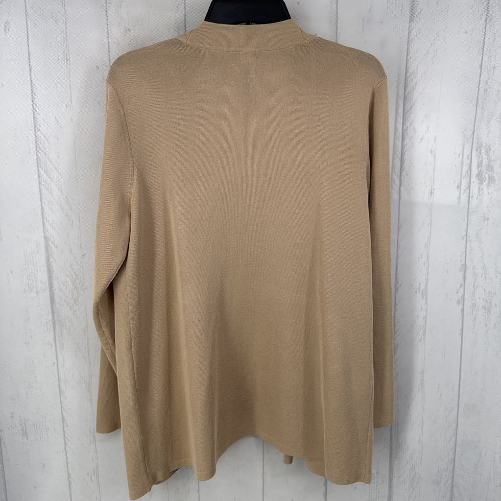 L open front cardi