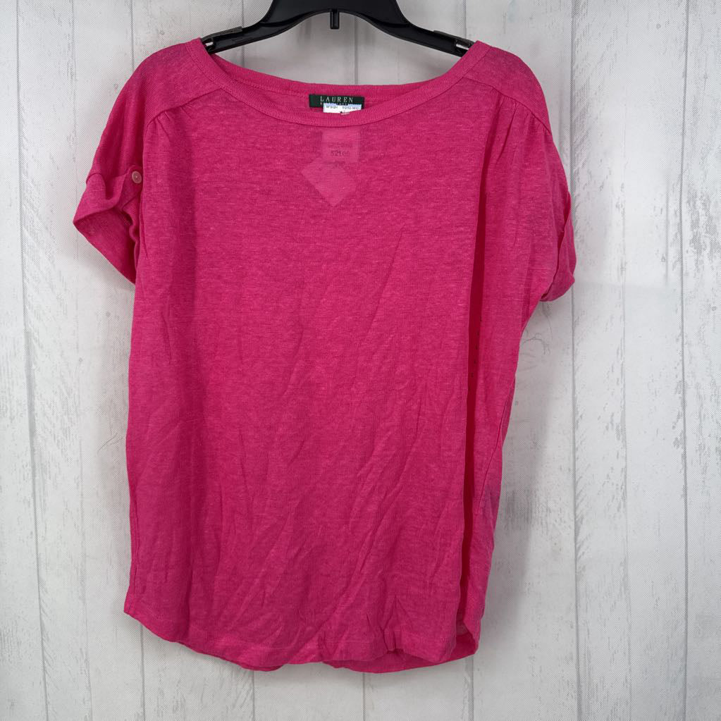 L tab slv s/s top