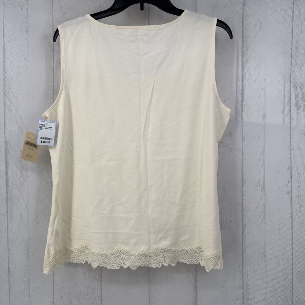 R35 L lace trim cami