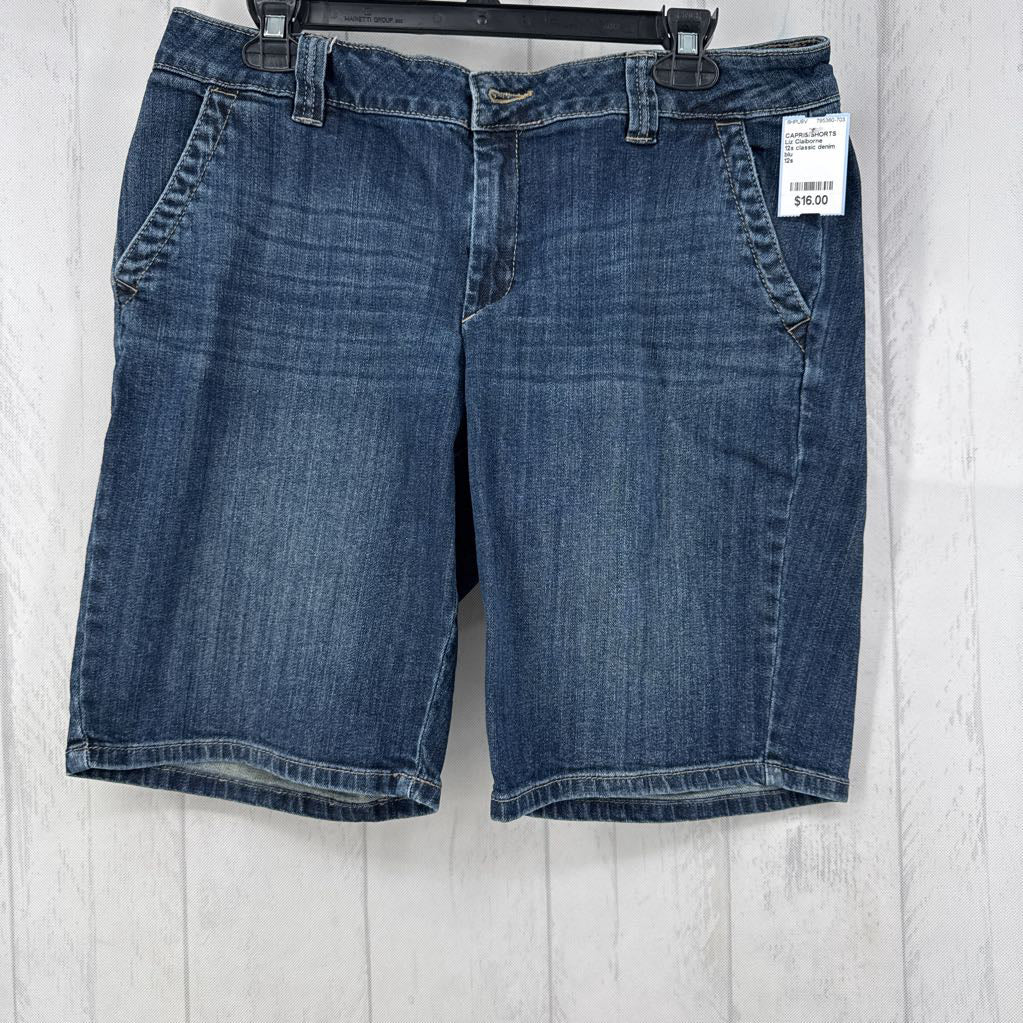 12s classic denim shorts