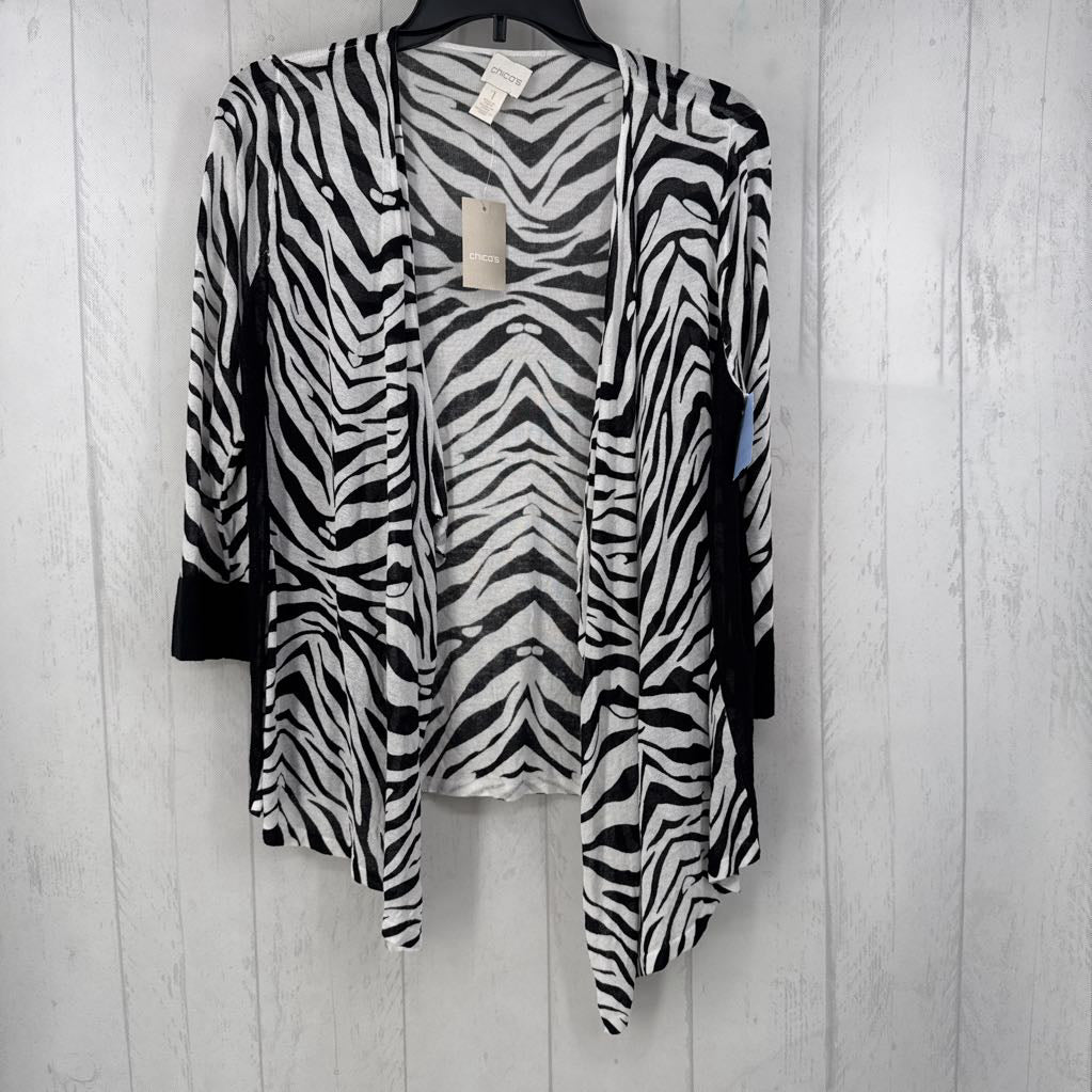 M animal print lightweight cardi