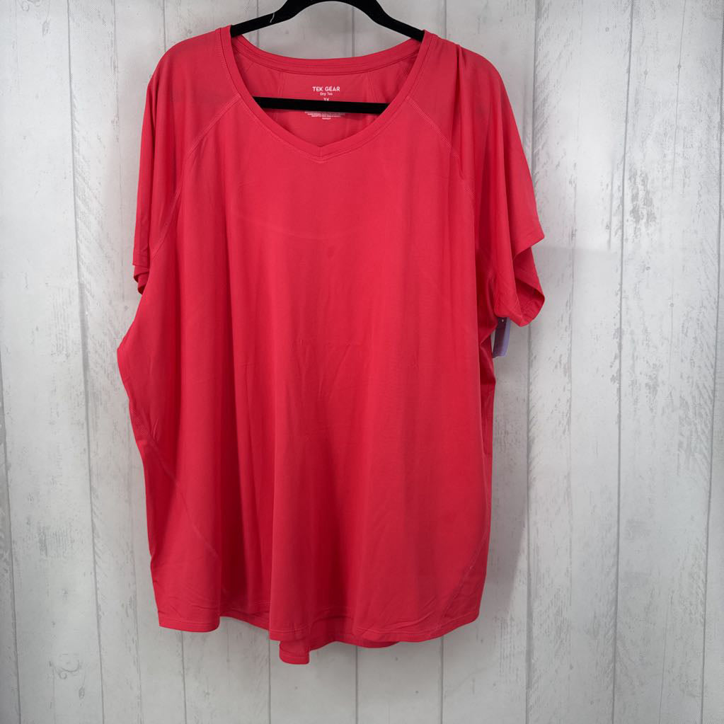 3X v-neck s/s top