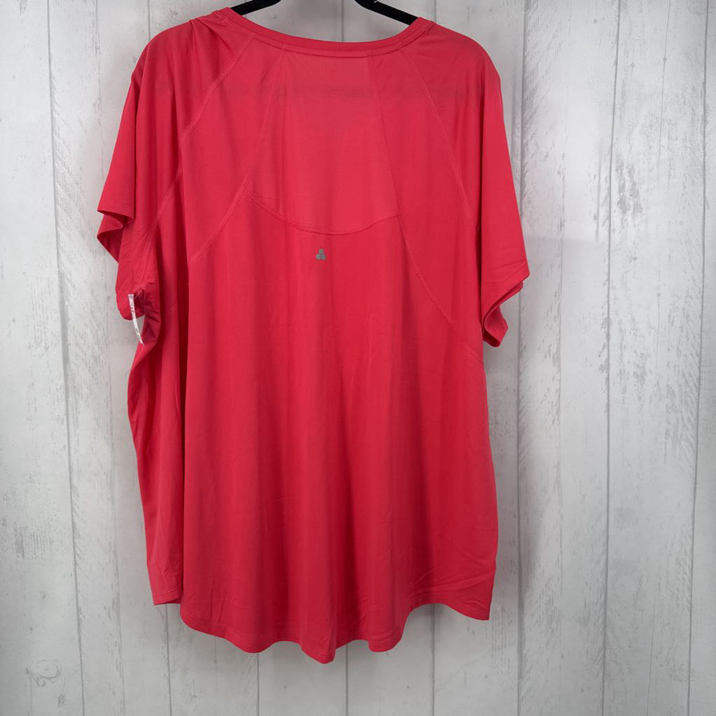 3X v-neck s/s top