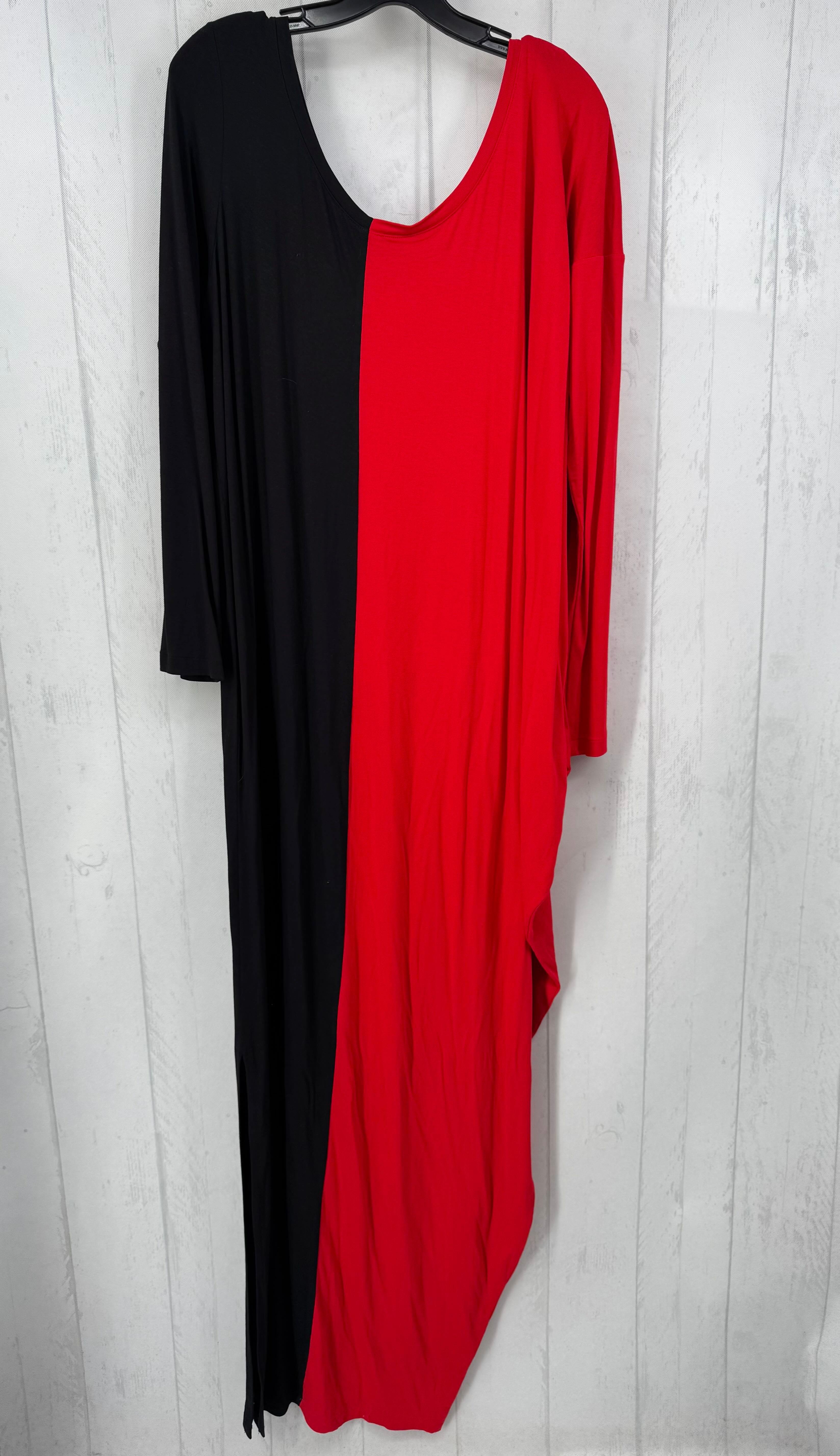 L colorblock l/s dress
