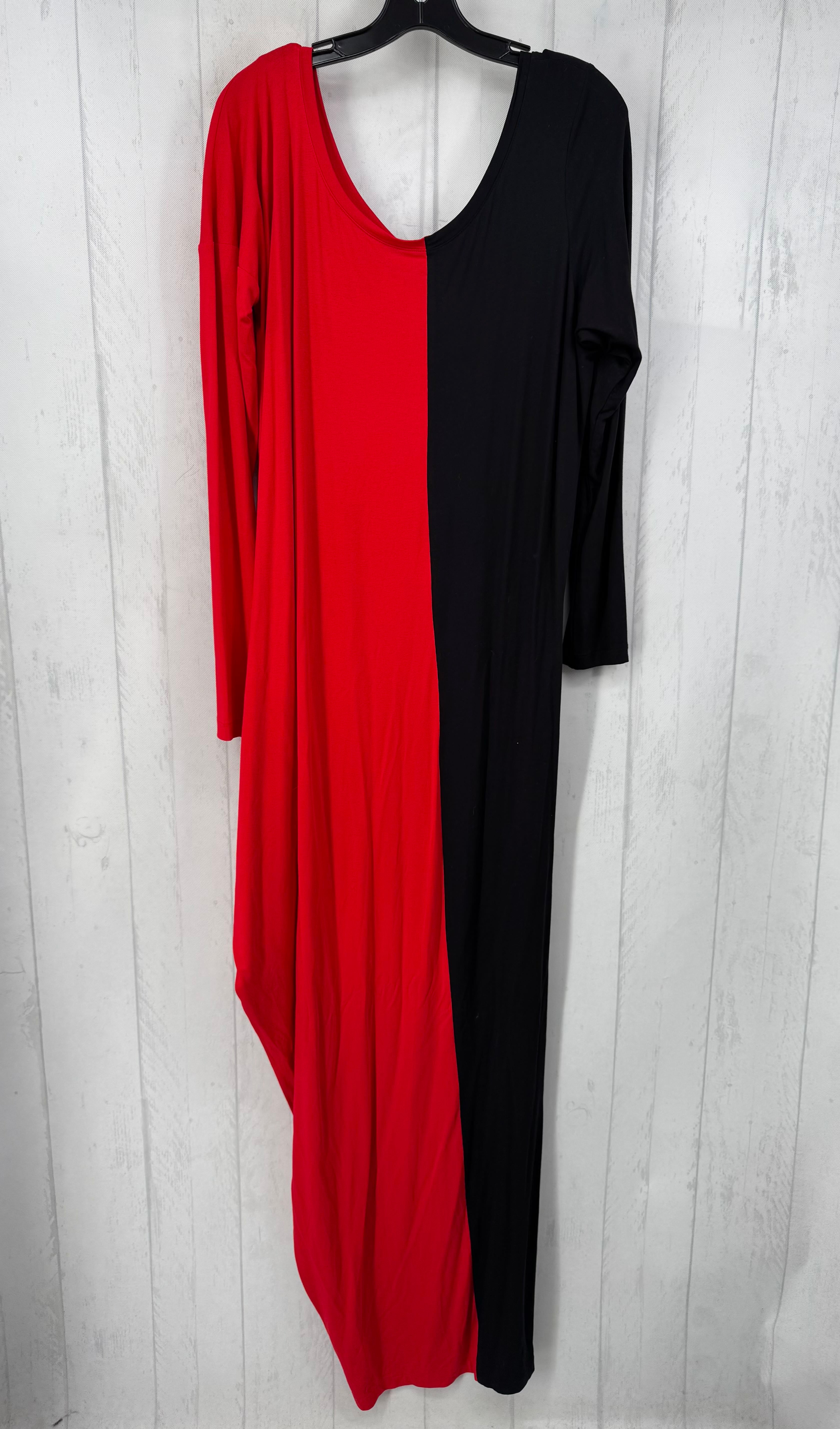 L colorblock l/s dress